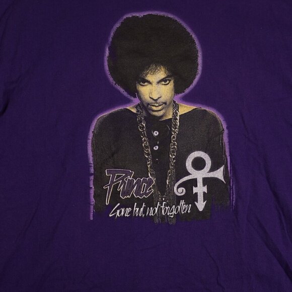 Y2K Vtg Prince Graphic T-shirt Memorial Russell Athletic XXL Retro Pop Diva - Picture 2 of 7